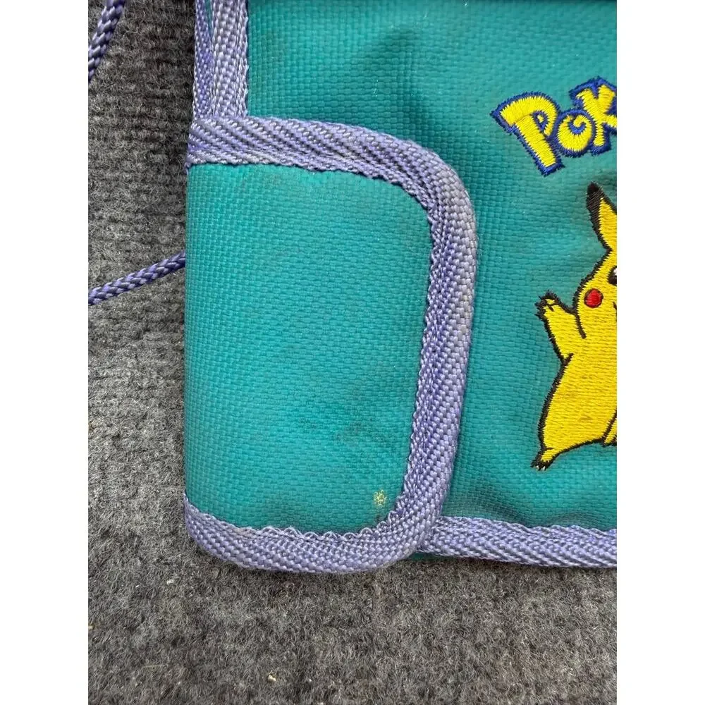 Pokemon Pikachu Kids Shoulder Bag Gotta Catch Em All Blue Vintage